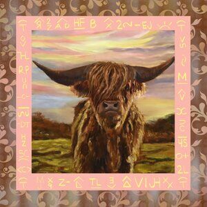 Megan Weir – Luxury “Stay A While Longer” Fine Art Wild Rag